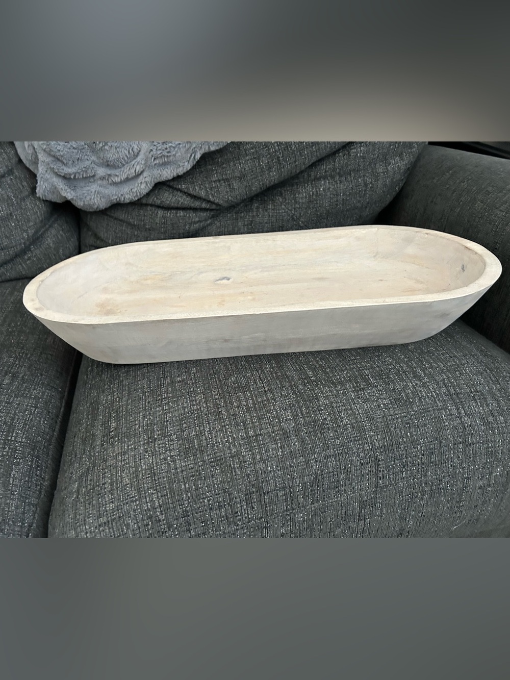 Natural light wood Decorative Dough Bowl - Home
